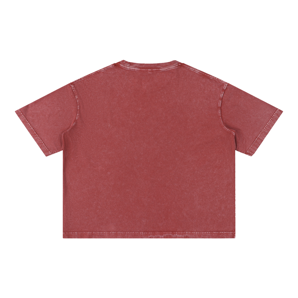 Mineral Wash Boxy Cotton T-Shirt