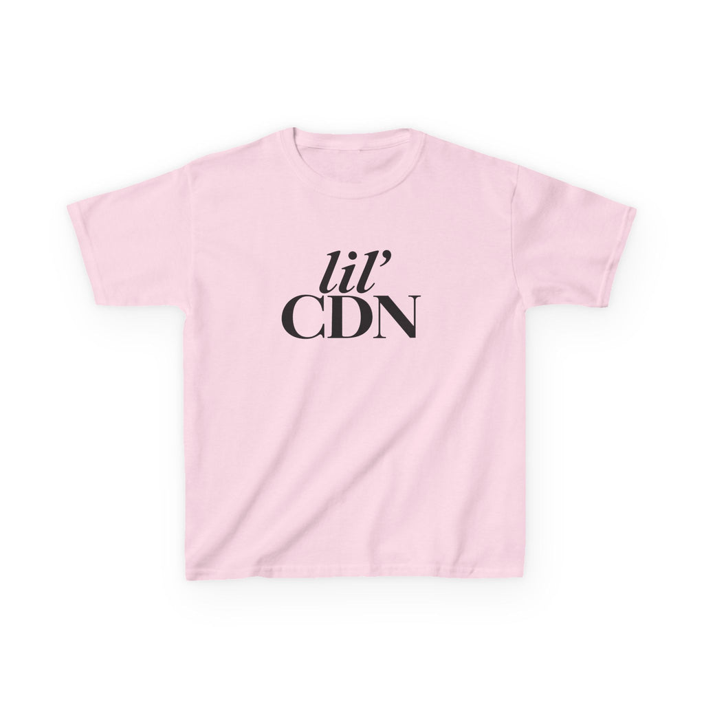 Lil' CDN Kids T‑Shirt — Minimal Canadian Pride Tee for Toddlers & Kids
