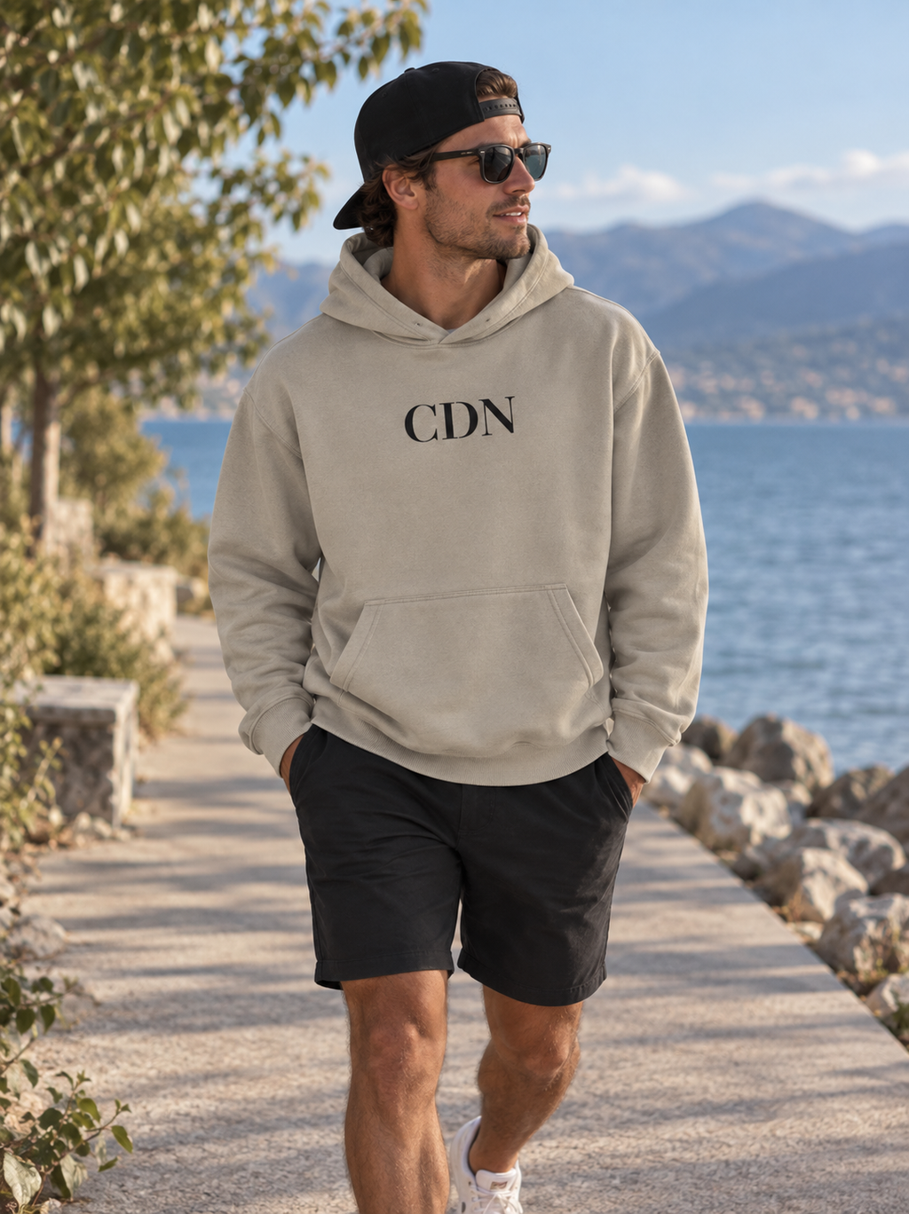 Unisex Mineral Wash Boxy Hoodie