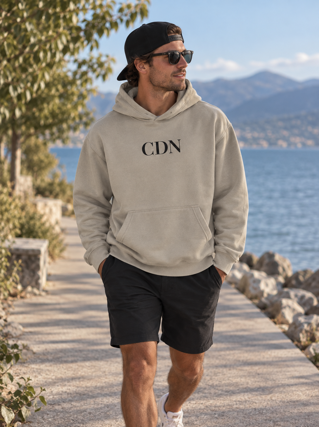 Unisex Mineral Wash Boxy Hoodie