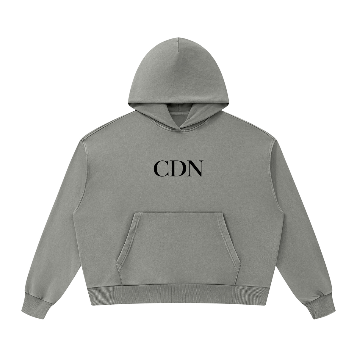 Unisex Mineral Wash Boxy Hoodie