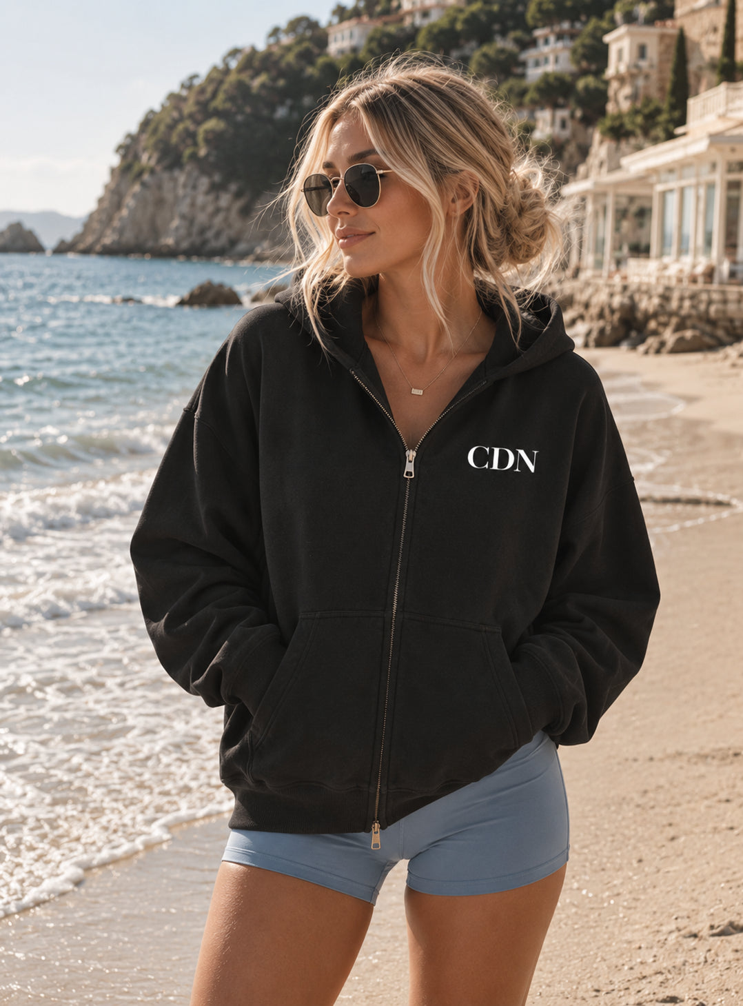 Essential Oversized Fleece Boxy Hoodie
