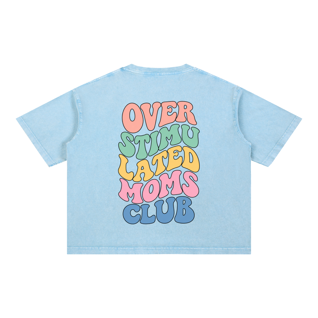 Mineral Wash Boxy Cotton T-Shirt