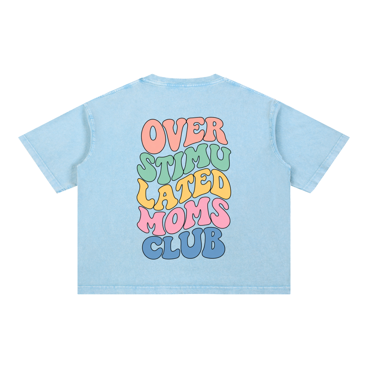 Mineral Wash Boxy Cotton T-Shirt