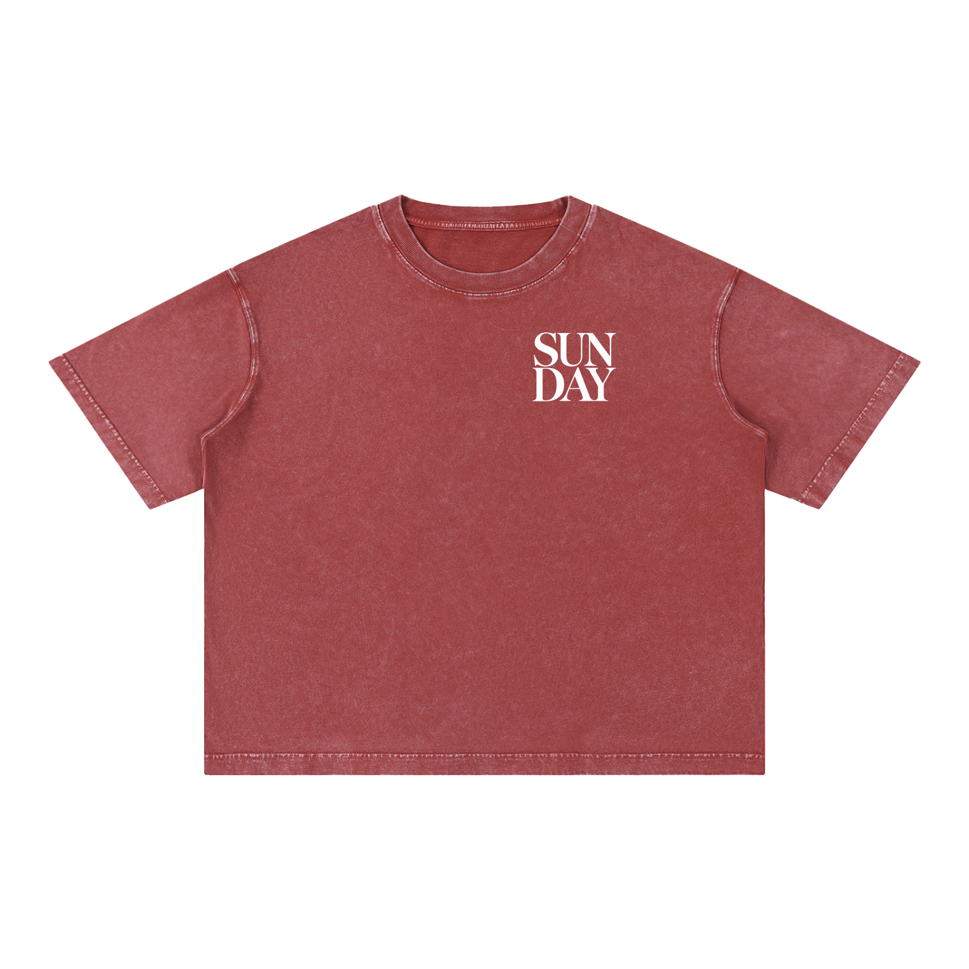 Mineral Wash Boxy Cotton T-Shirt