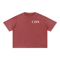 Mineral Wash Boxy Cotton T-Shirt