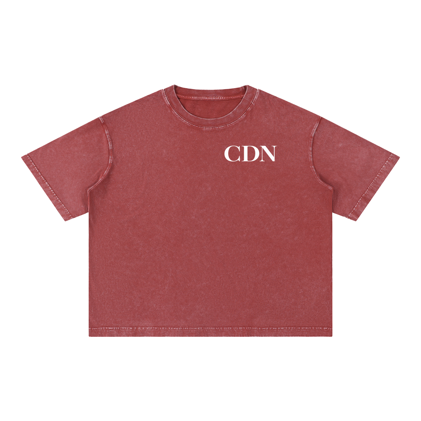 Mineral Wash Boxy Cotton T-Shirt