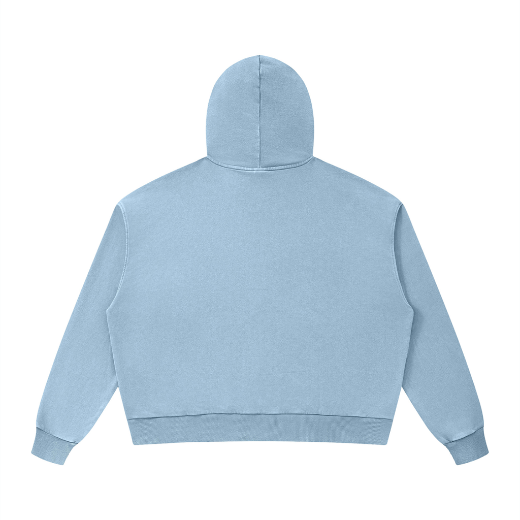 Unisex Mineral Wash Boxy Hoodie